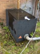 Steel Tank, approx. 1.5m x 800mm x 900mm deep (note – purchaser responsible for disposal of fluid