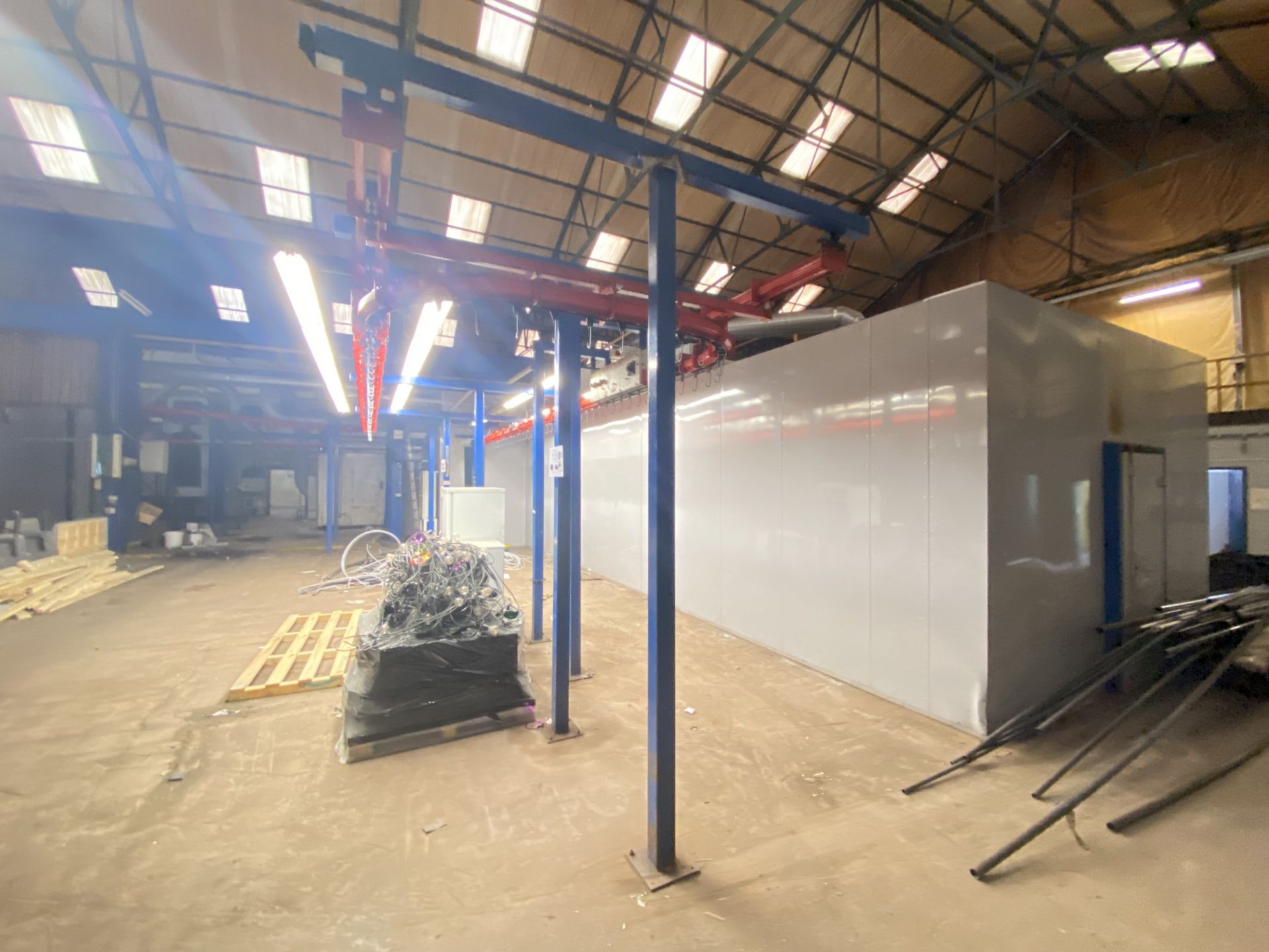 COMPONENT CLEANING, DRYING, POWDER COATING AND GAS FIRED CURING LINE, understood to be installed - Image 35 of 54