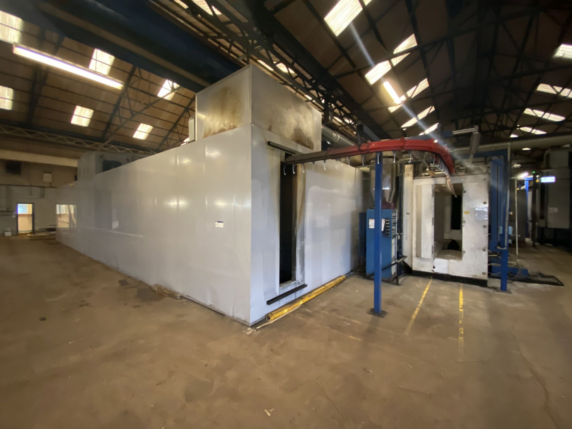 COMPONENT CLEANING, DRYING, POWDER COATING AND GAS FIRED CURING LINE, understood to be installed - Image 33 of 54