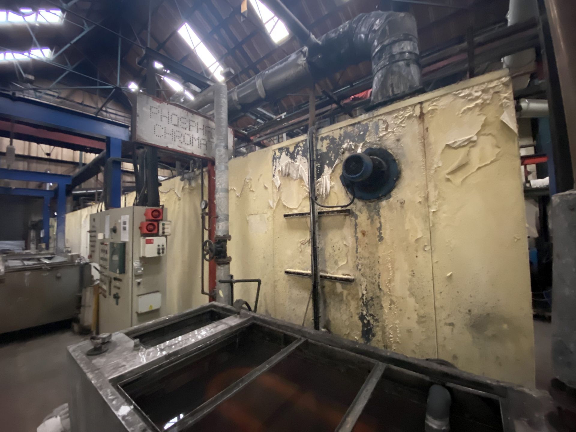 COMPONENT CLEANING, DRYING, POWDER COATING AND GAS FIRED CURING LINE, overall footprint approx. - Image 35 of 51