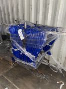 Fabricated Steel Barriers, on trolley (please note - there is no fork lift truck on site for