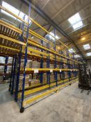 Ten Bay Mainly Four Tier Boltless Pallet Rack, each bay approx. 2.8m x 900mm x 6m high (excluding