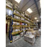 Ten Bay Mainly Five Tier Boltless Pallet Rack, each bay approx. 2.8m x 900mm x 6m high (excluding