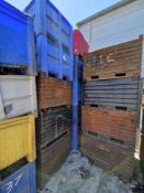 Six Plastic Stillages, Approx. 1.2m x 1m x 0.75m (Excluding Contents) (Reserve removal until Tuesday