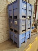 Five Plastic Stillages, Approx. 1.2m x 1m x 0.75m (Excluding Contents) (Reserve removal until