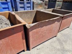 One Large Metal Stillage, Approx. 2m x 1.7m x 1m (Excluding Contents)Please read the following
