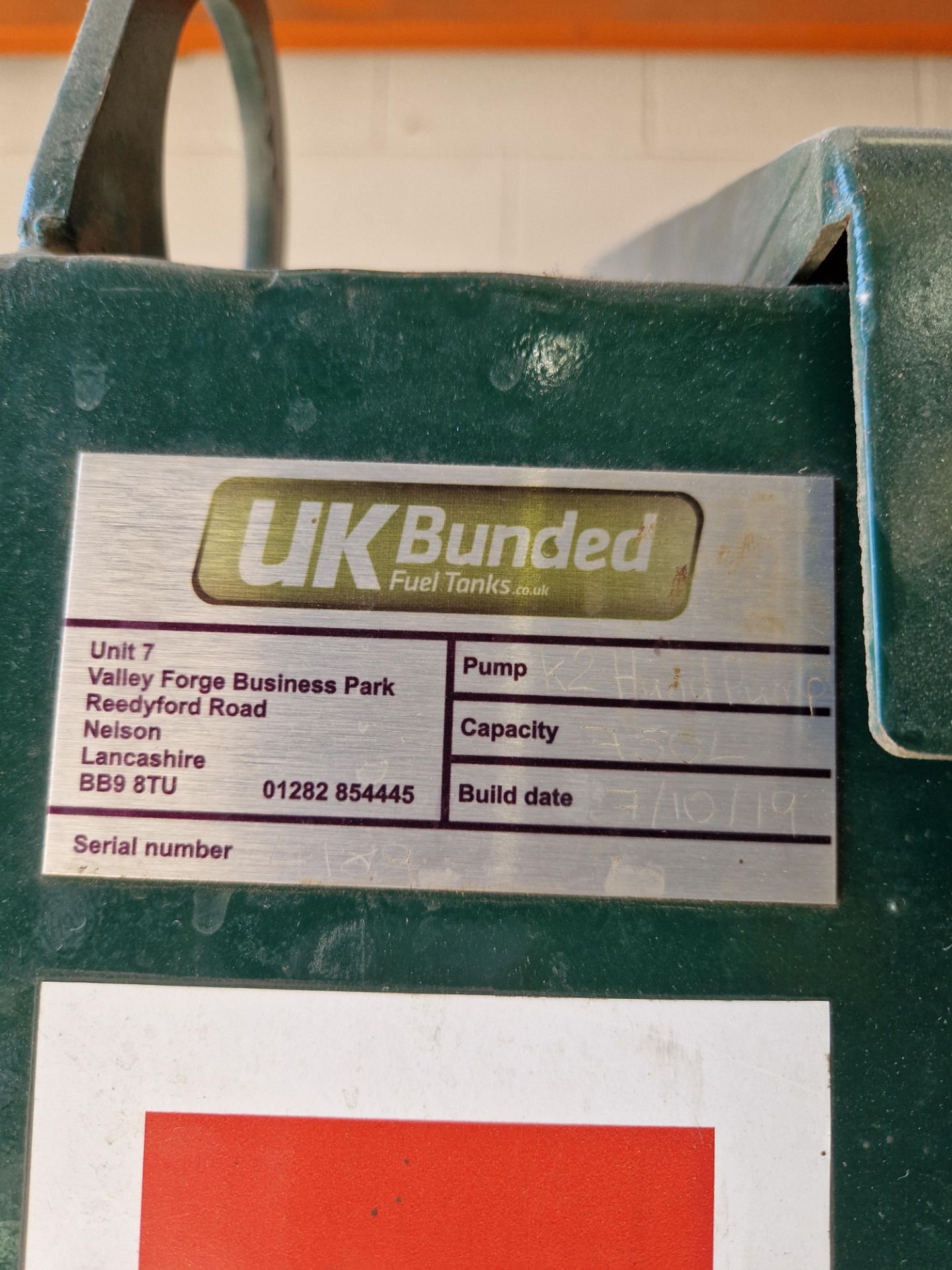 UK BUNDED 750L Fuel Tank, YoM 2019Please read the following important notes:- ***Overseas buyers - - Image 2 of 2