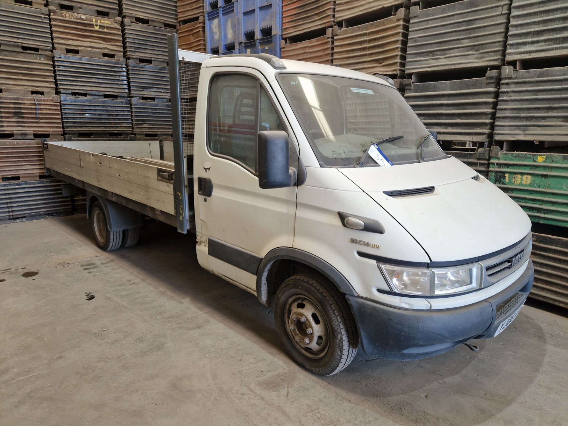 IVECO Daily 35C14 Dropside, Registration no. YJ06 AVD, Mileage 30,781 miles (at time of listing),
