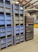 Six Plastic Stillages, Approx. 1.2m x 1m x 0.75m (Excluding Contents) (Reserve removal until Tuesday