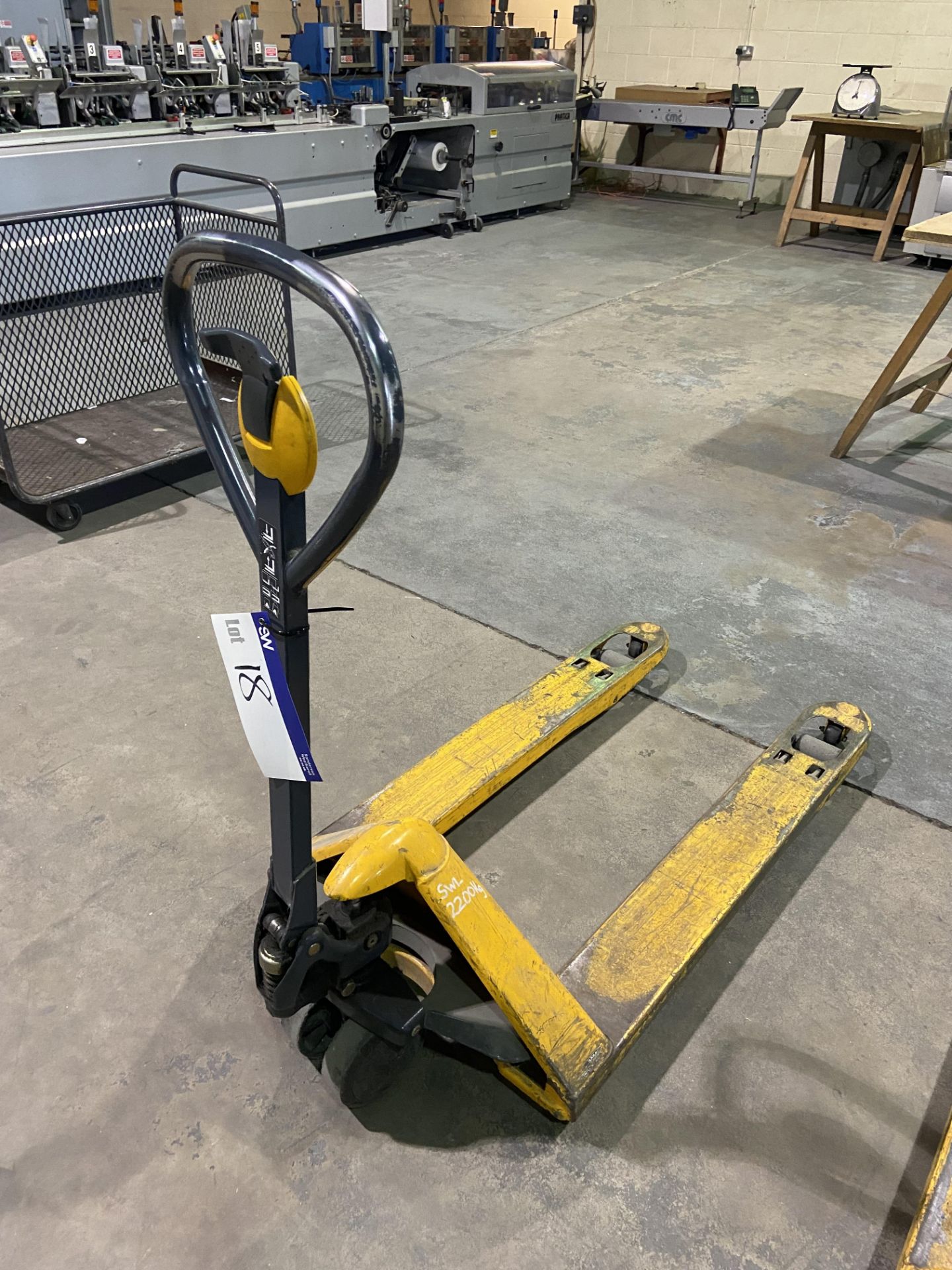 Jungheinrich 2200kg cap. Hand Hydraulic Pallet Truck (reserve removal