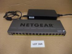 Netgear GS116PP 16-Port Gigabit High-Power PoE+ Switch with 200W PSUPlease read the following