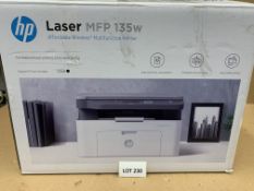 HP Laser MFP 135W mono laser, 20ppm, Wi-FiPlease read the following important notes:- ***Overseas