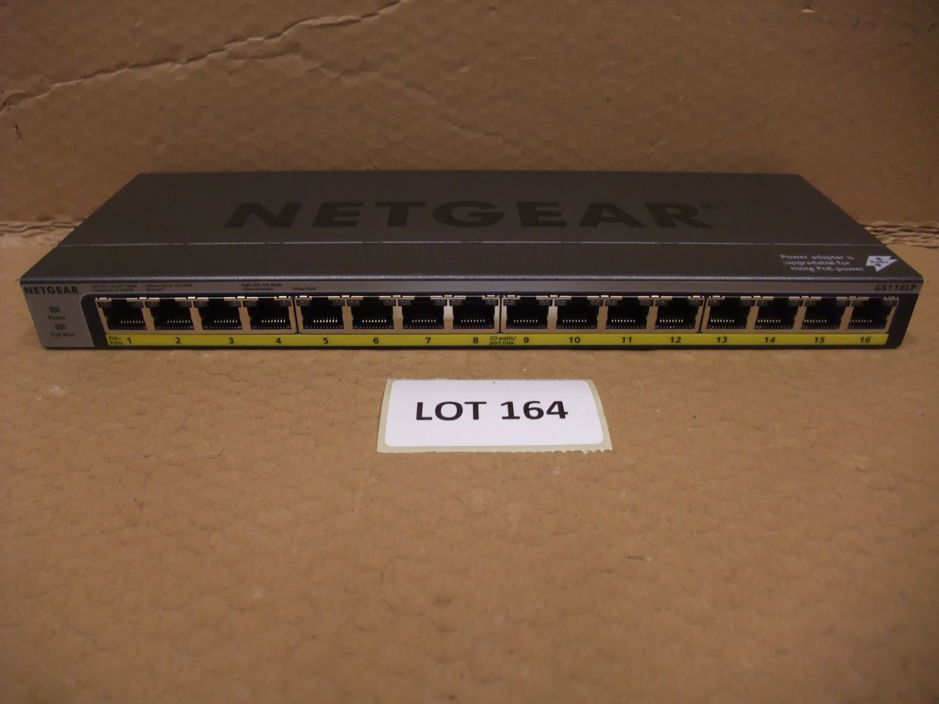 Netgear GS116PP 16-Port Gigabit High-Power PoE+ Switch with 200W PSUPlease read the following - Image 2 of 3