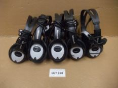Five Microsoft LifeChat LX-3000 USB HeadsetsPlease read the following important notes:- ***