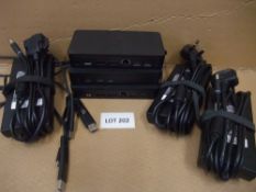 Three Dell D6000 Docking StationsPlease read the following important notes:- ***Overseas buyers -