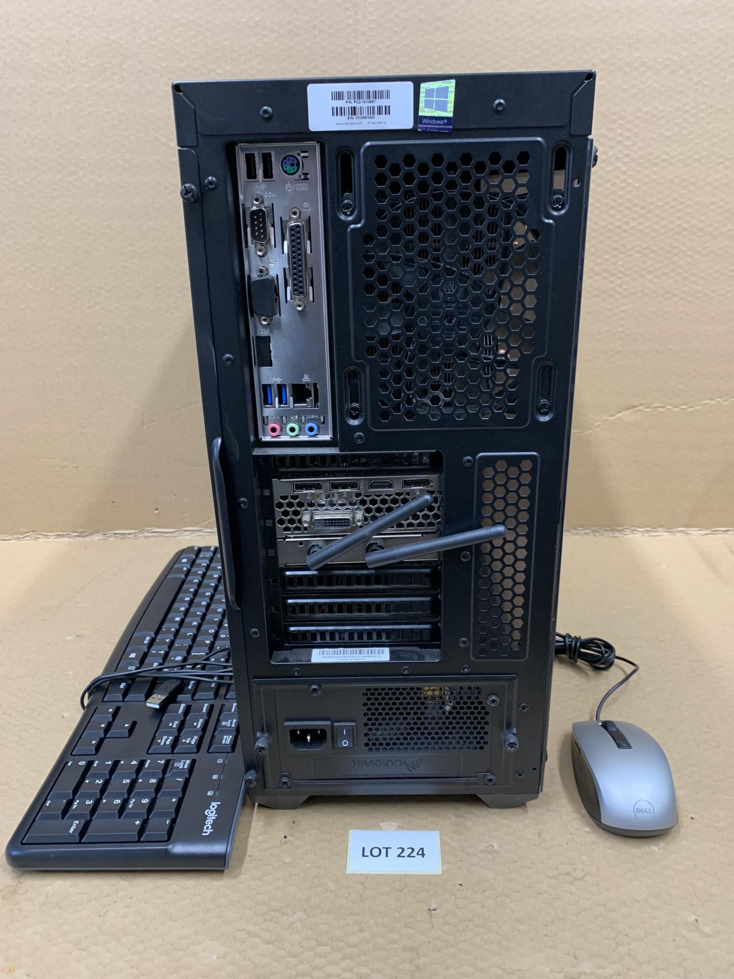 i7 Gaming PC - PC Specialist - i7-8700 @ 3.2GHz, 16Gb Corsair RAM, 256Gb M2 + 2Tb HDD, GeForce RTX - Image 2 of 7