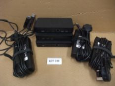 Three Dell D6000 Docking StationsPlease read the following important notes:- ***Overseas buyers -