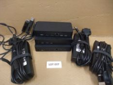 Three Dell D6000 Docking StationsPlease read the following important notes:- ***Overseas buyers -