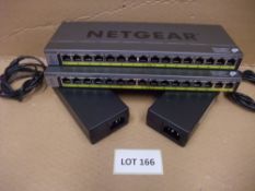 Two Netgear GS116PP 16-Port Gigabit High-Power PoE+ Switch with 90W PSUPlease read the following