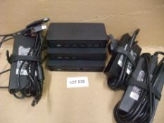 Three Dell D6000 Docking StationsPlease read the following important notes:- ***Overseas buyers -