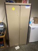 Four Multi-Drawer Steel Cabinets, with contents including assorted hand tools, Lots Located