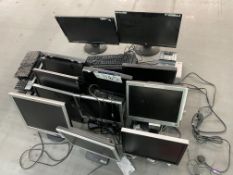 Assorted Monitors & Keyboards, as set out, Lots Located Caledonia House, 5 Inchinnan Drive,