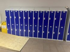 Four x Six Door Steel Personnel Lockers (no key), Lots Located Caledonia House, 5 Inchinnan Drive,
