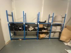 Four Bay Three Tier Steel Stock Rack (excluding contents – reserve removal until contents