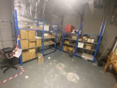 Five Bays of Assorted Steel Stock Rack (excluding contents), Lots Located Caledonia House, 5