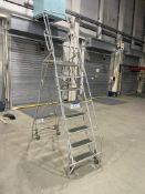 Eight Rise Folding Alloy Step Ladder/ Access Platform, Lots Located Caledonia House, 5 Inchinnan