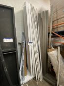 Display Racking Stands (white and grey), Lot located 33-37 Carron Place, East Kilbride, North