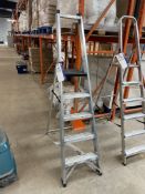 Five Rise Folding Alloy Stepladder, Lot located 33-37 Carron Place, East Kilbride, North