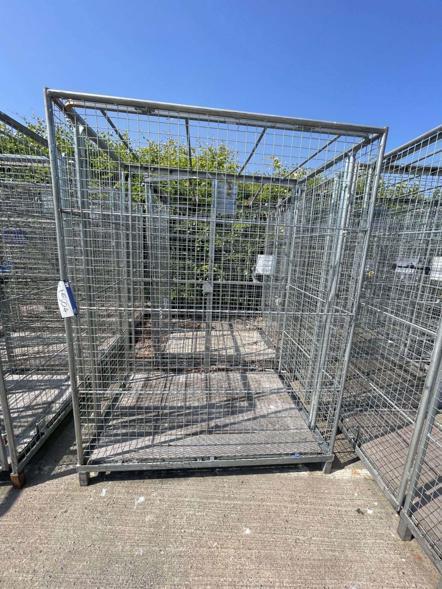 NINE WIRE MESH STOCK STILLAGES, each approx. 1.8m x 1.2m x 2.35m high, Lots Located Caledonia House, - Bild 2 aus 2
