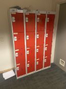 Four x Four Door Personnel Lockers (no key), Lots Located Caledonia House, 5 Inchinnan Drive,