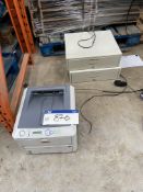 Oki B430DN Laser Printer, with two cash drawers, Lot located 33-37 Carron Place, East Kilbride,