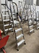 Clima Five Rise Folding Alloy Stepladder, Lot located 33-37 Carron Place, East Kilbride, North