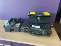 Three Toolboxes, with assorted fastenings and fittings, Lots Located Caledonia House, 5 Inchinnan