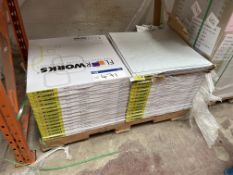 Approx. 28 Boxes of Floorworks, MK-1401, floor tiles, colour no. MK-CARARA-511B, 9 pieces per box,