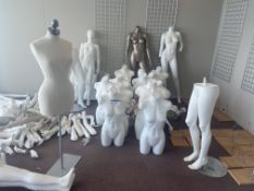 Quantity of Adult Mannequins, as set out in one area, Lots Located Caledonia House, 5 Inchinnan