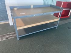 Steel Framed Three Tier Packing Bench, approx. 1.8m x 770mm, Lots Located Caledonia House, 5