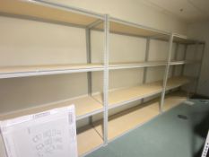 13 Bays of Steel Stock Rack, up to approx. 1.85m x 600mm x 2.1m high, Lots Located Caledonia