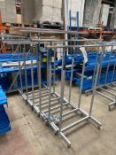 Six Mobile Garment Stands, each approx. 1.2m wide, Lot located 33-37 Carron Place, East Kilbride,