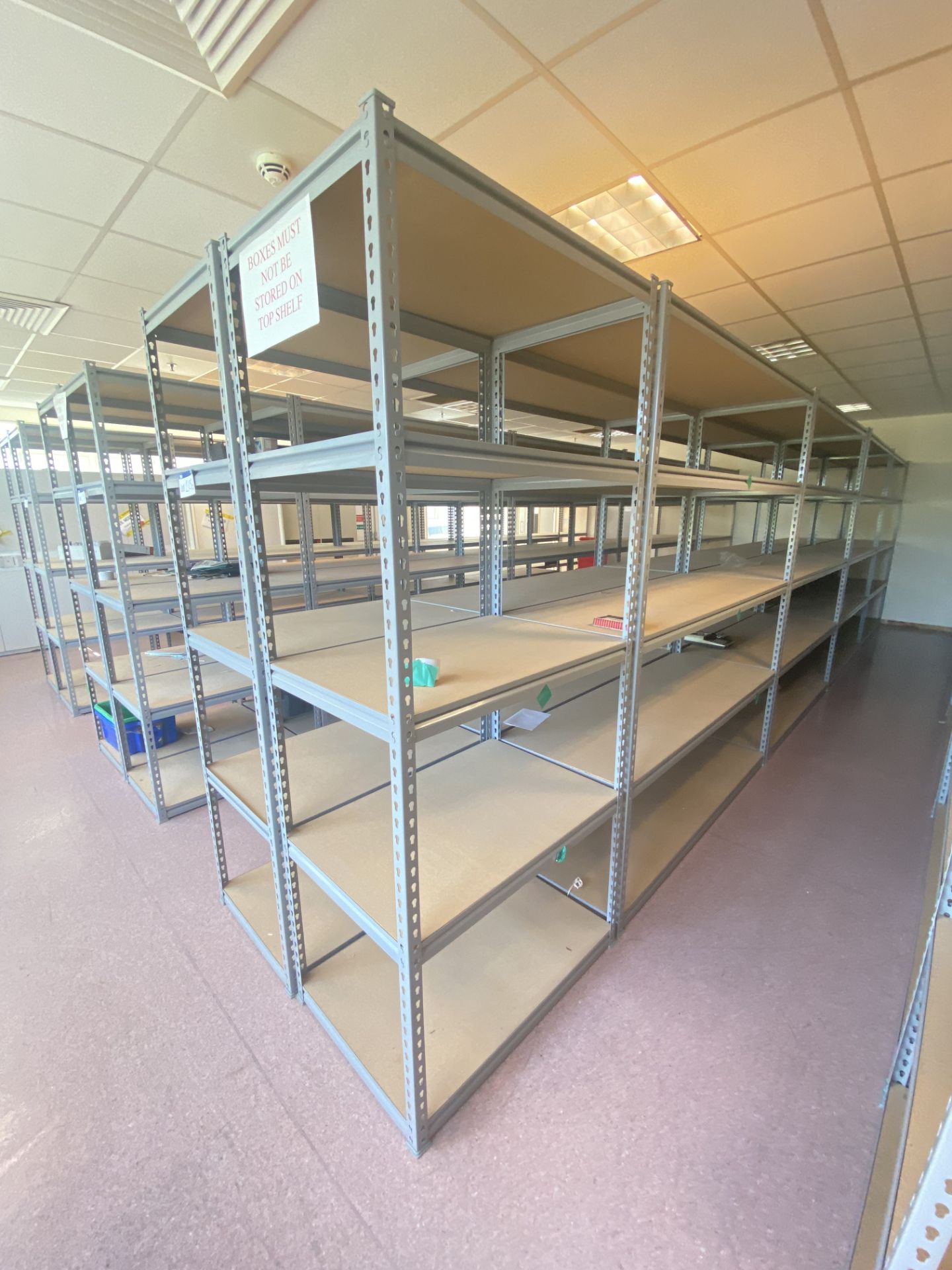 Ten Bays of Steel Stock Rack, up to approx. 1.8m x 600mm x 2.15m high, Lots Located Caledonia House, - Image 2 of 2