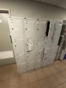 Seven x Four Door Steel Personnel Lockers, Lots Located Caledonia House, 5 Inchinnan Drive,