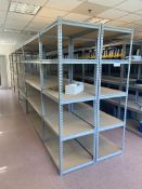 Nine Bays of Steel Stock Rack, up to approx. 1.8m x 600mm x 2.15m high, Lots Located Caledonia
