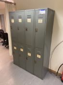Four x Two Door Steel Personnel Lockers (no keys), Lots Located Caledonia House, 5 Inchinnan