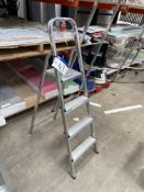 Four Rise Folding Alloy Stepladder, Lot located 33-37 Carron Place, East Kilbride, North