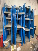 Approx. 60 Stock Rack End Frames, as set out, Lot located 33-37 Carron Place, East Kilbride, North