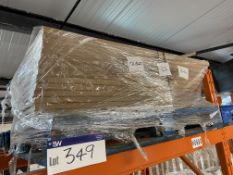 Four 1200 x 300 Shelves, with riser front detail, FR1840 (H0690), Lot located 33-37 Carron Place,