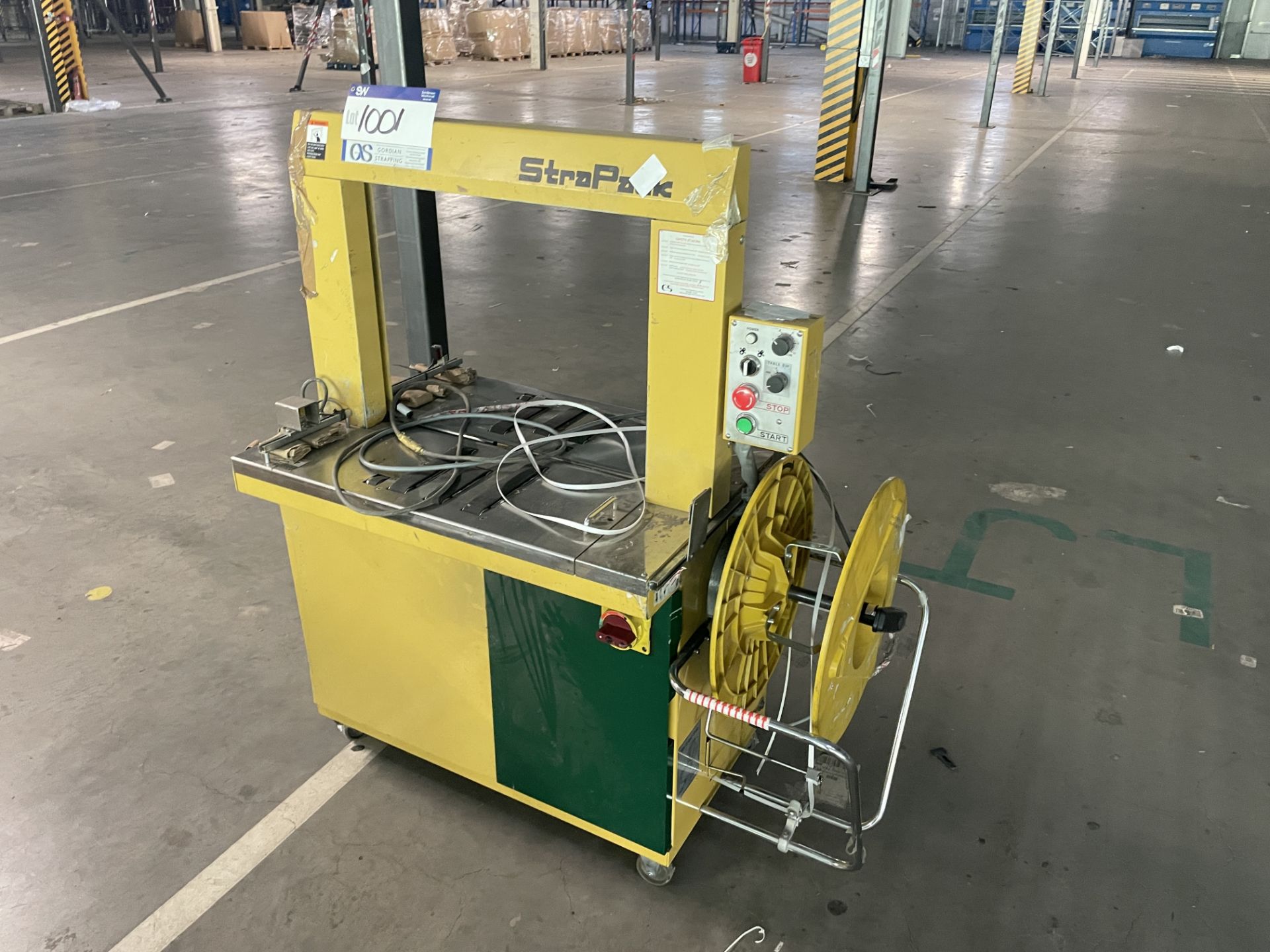 Gordian STRAPACK RQ8A FB3 STRAPPING MACHINE, serial no. 83149, Lots Located Caledonia House, 5